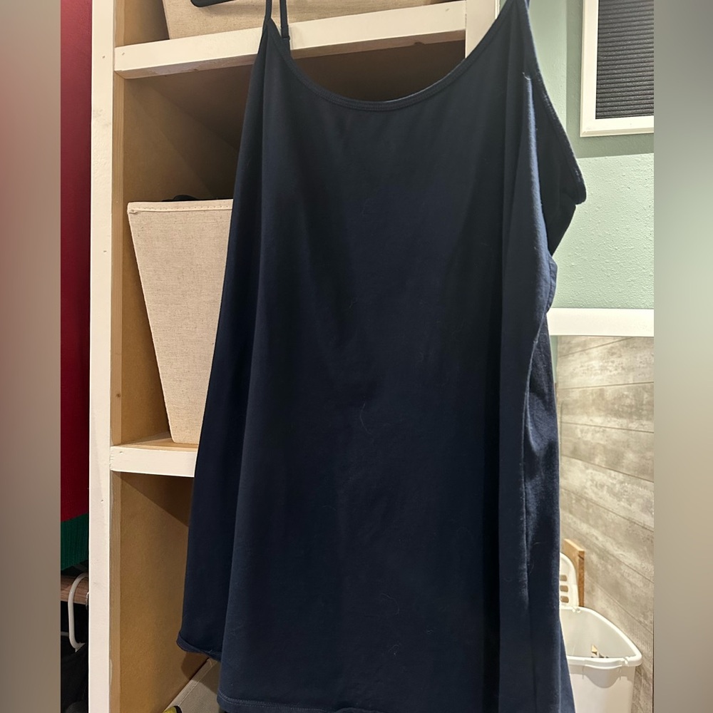 Old navy cami/first layer tank - size XL navy blue